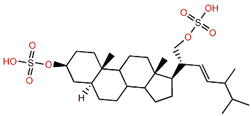 (22E)-24-Methylcholest-22-en-3b,21-diol disulfate